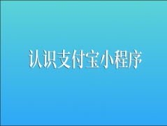 （付费2元查看下详情）支付宝小程序入门教程