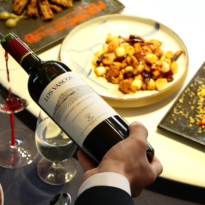 拉菲（LAFITE）巴斯克酒庄 赤霞珠干红葡萄酒 750ml*6瓶 整箱装 进口红酒
