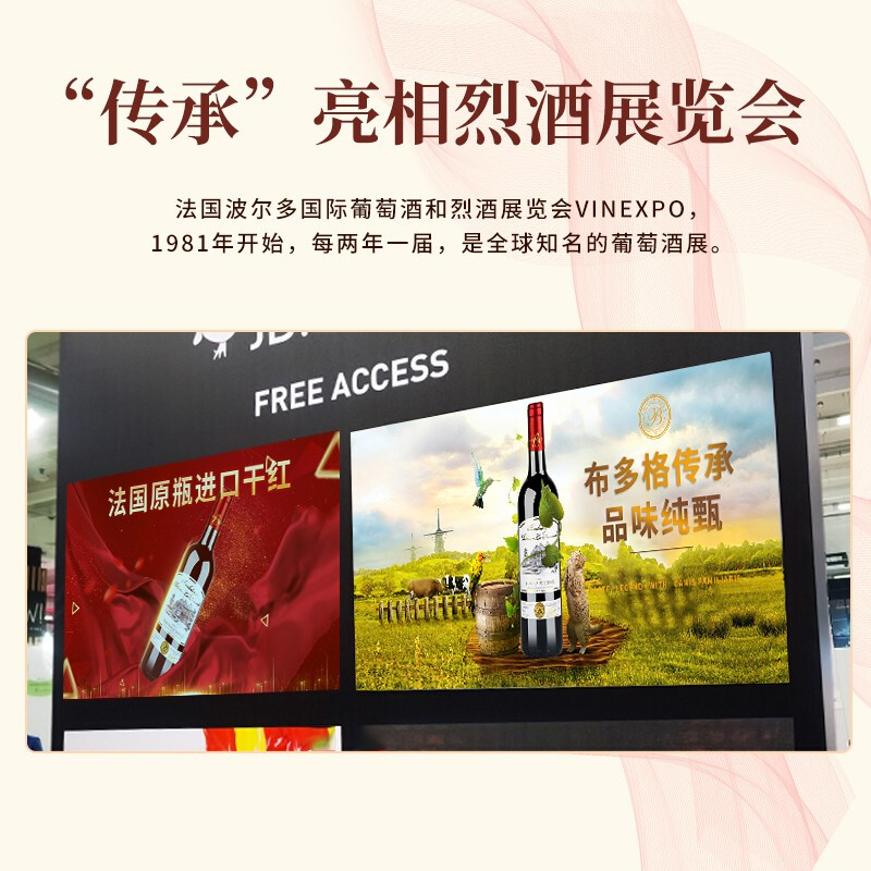 CANIS FAMILIARIS布多格法国原瓶进口红酒整箱 波尔多AOC 传承干红葡萄酒750ml*