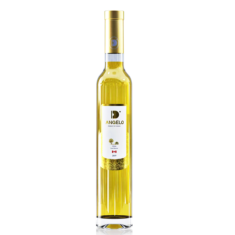 帝安吉乐（D‘ANGELO）加拿大冰酒 VQA认证冰酒甜白葡萄酒维代尔精选级晚收甜酒原瓶进口 单支装