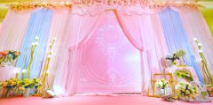 苏觅婚礼-爱如初见 纯布置四大区域加花艺灯光套餐