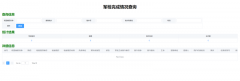 web定制化查询页面