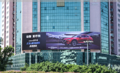 广东广州越秀区机场高速三元里收费站旁龙头市场大楼墙面商超卖场单面大牌